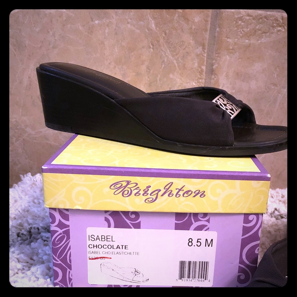 Brighton Heels: Isabel Chocolate 8.5 - in box!